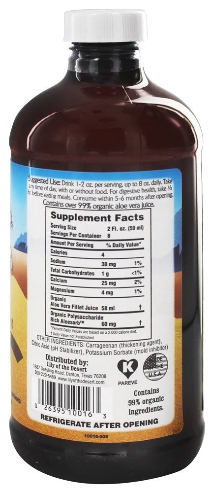Lily of The Desert Aloe Vera Gel - 16 oz