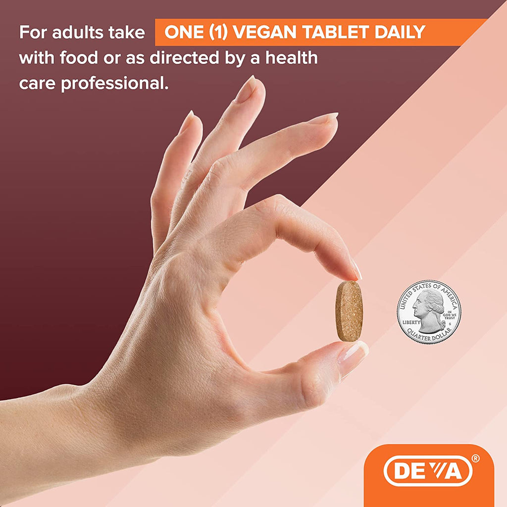 DEVA VEGAN VITAMIN C - 500 MG WITH ELDERBERRY