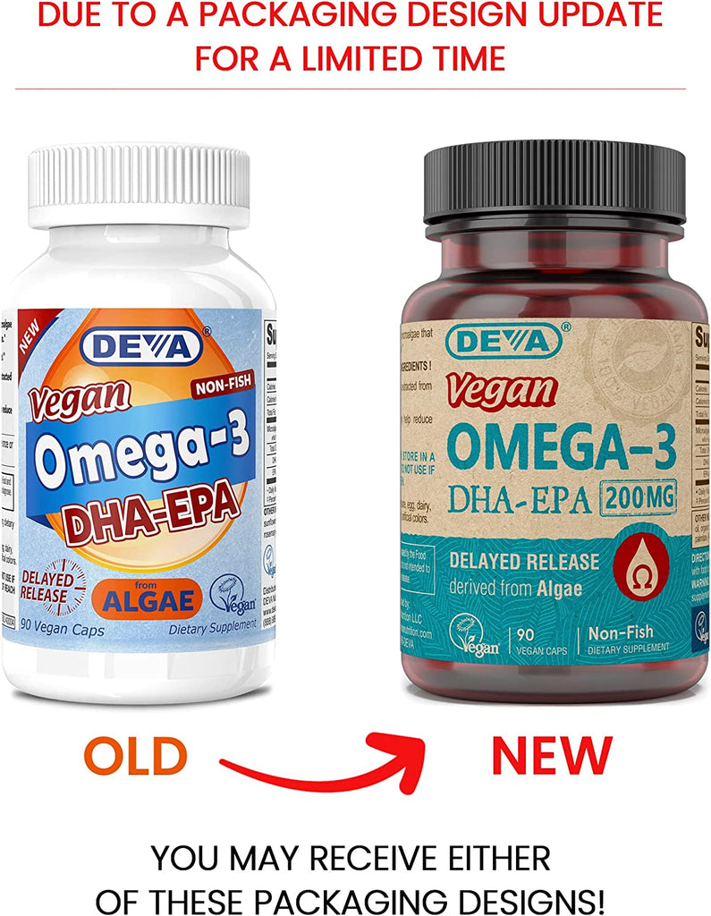 DEVA VEGAN VITAMINS, DHA-EPA (DELAYED REL) VEGAN 90 VCAP