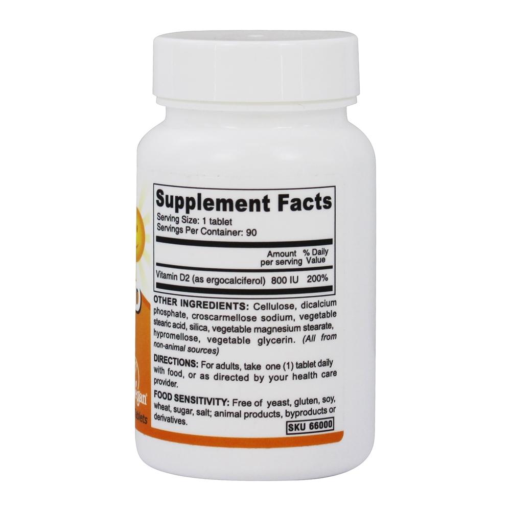 Deva Vegan Vitamin D - 800 IU - 90 Tablets