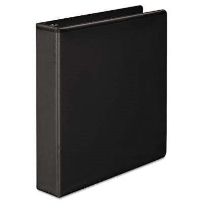 Economy Vinyl Round Ring View Binder, 11 x 8-1/2, 1-1/2" Capacity, Black,WILSON JONES,OxKom