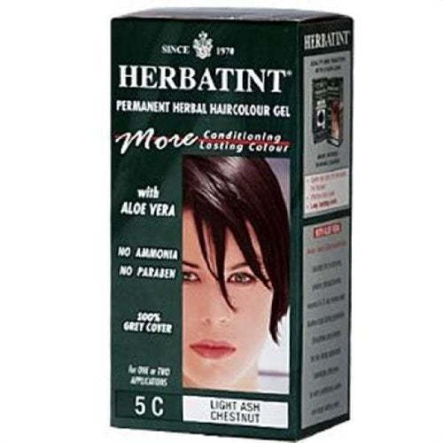 Herbatint Permanent Herbal Haircolour Gel 5C Light Ash Chestnut - 135 ml,HERBATINT,OxKom