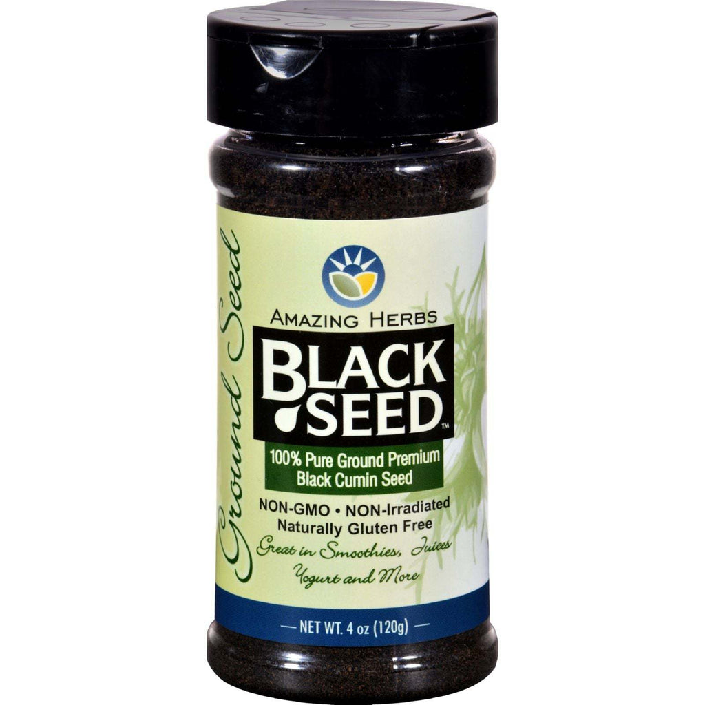 Black Seed Black Cumin Seed - Ground - 4 oz,AMAZING HERBS,OxKom