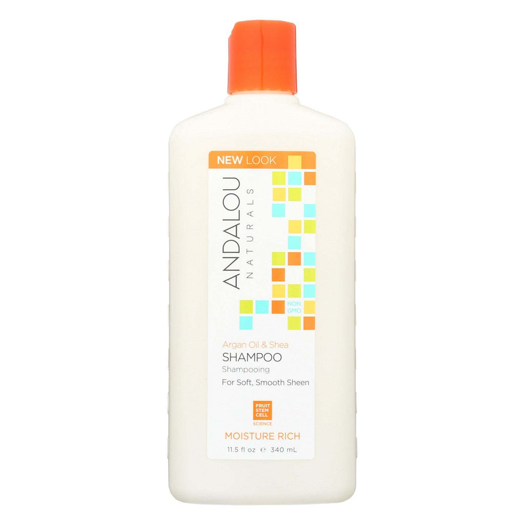 Andalou Naturals Moisture Rich Shampoo Argan And Shea - 11.5 Fl Oz,ANDALOU NATURALS,OxKom