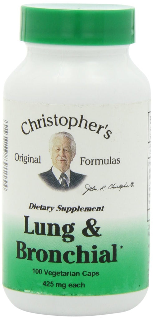 DR.CHRISTOPHER'S FORMULAS Christopher'S Lung & Bronchial 450 Mg 100 Veg Caps