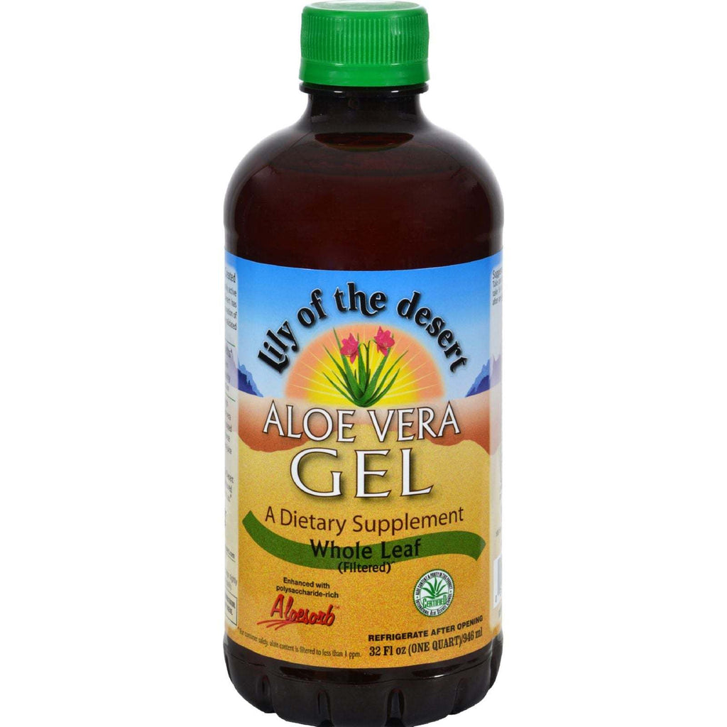 Lily of the Desert Whole Leaf Aloe Vera Gel - 32 oz,LILY OF THE DESERT,OxKom