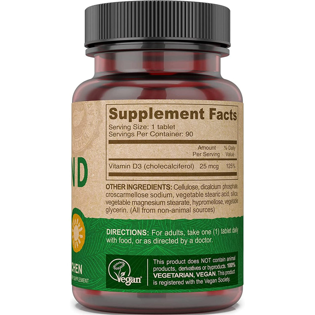 Deva Vegan Vitamins D3 1000 Iu, White, 90 Count Pack of 2,DEVA VEGAN VITAMINS,OxKom