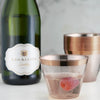 100 Pack 9oz Plastic Cups Gold Glitter with a Gold Rim - Premium Disposable Party Cups - Elegant and Classy Sturdy Cups - Weddings Birthdays Anniversaries and Other Social Events