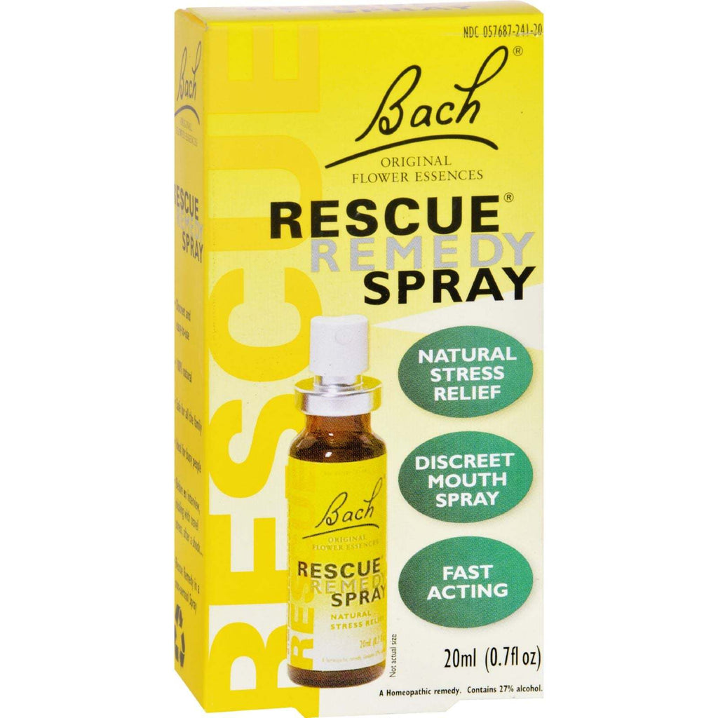 Bach Flower Remedies Essences Rescue Remedy Spray Original Flower - 0.7 fl oz,BACH,OxKom