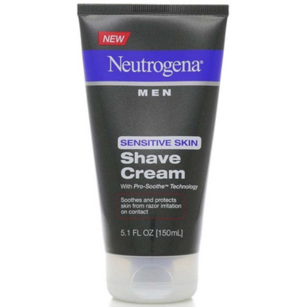 NEUTROGENA MEN SHAVE CRM SENS 5.1 OZ,Neutrogena,OxKom