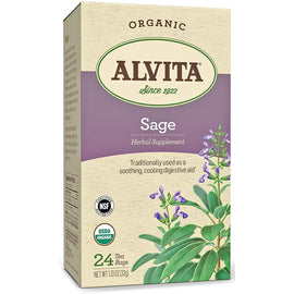 Alvita Teas Sage Tea - Organic - 24 Tea Bags,ALVITA,OxKom