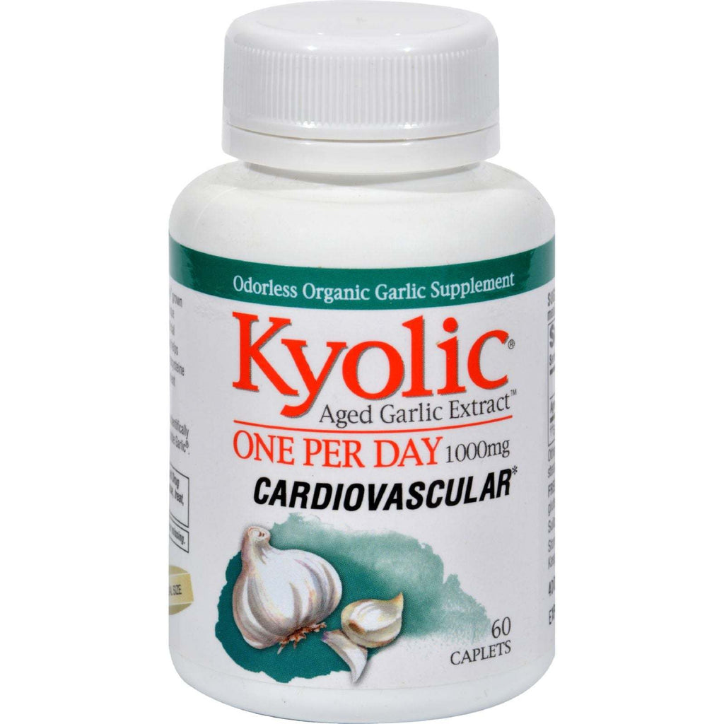 Kyolic Aged Garlic Extract One Per Day Cardiovascular 1000 Mg 60 Cap,KYOLIC,OxKom