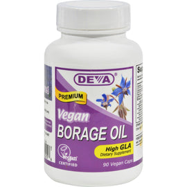 Deva Vegan Borage Oil - 500 mg - 90 Vcaps