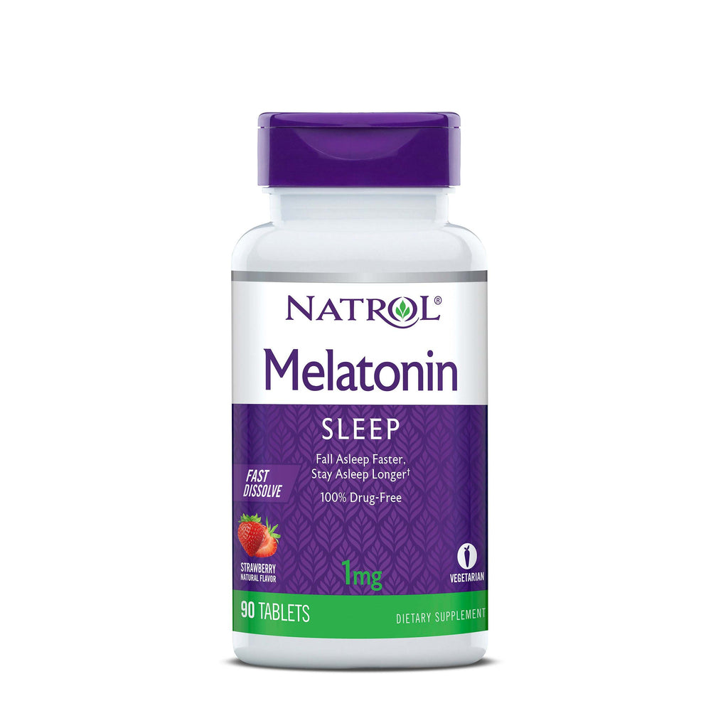 Natrol Fast Dissolving Melatonin - 1 mg - 90 tabs,NATROL,OxKom