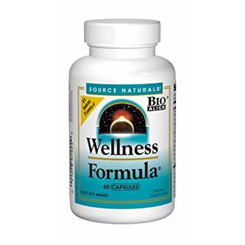 Source Naturals Wellness Formula, 60 caps,Source Naturals,OxKom