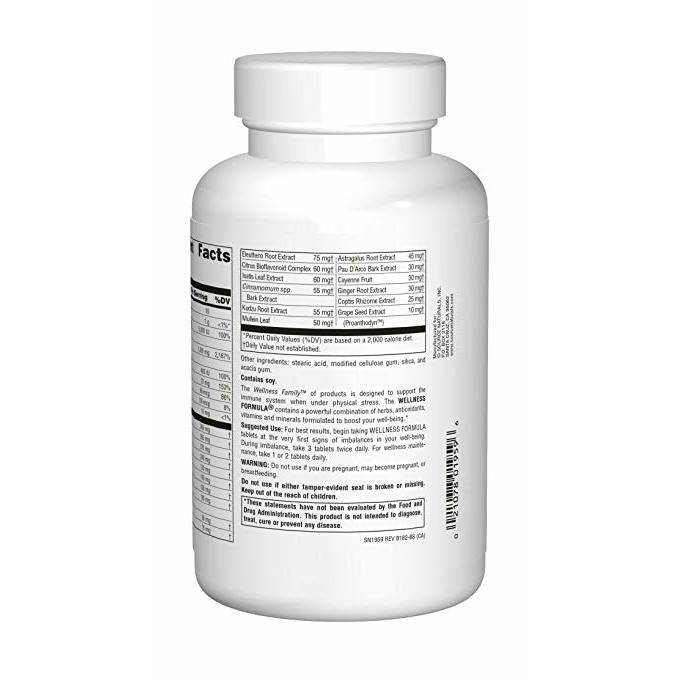 Source Naturals Wellness Formula, 180 tabs,Source Naturals,OxKom