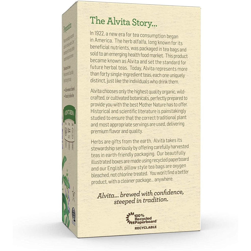 Alvita Teas Sage Tea - Organic - 24 Tea Bags,ALVITA,OxKom