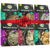 Natural Heaven Hearts of Palm Variety Pack Pasta And Rice (Angel Hair, Spaghetti, Lasagna, White rice, Brown Rice, Creamy Mash - 1 of Each) | Gluten-Free | Low Carb - 4g of Carbs | Keto Food | Paleo | Vegan | (9 Ounce – 6 Count)
