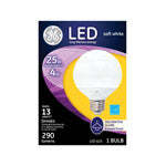 GE Lighting 4 watts G25 LED Bulb 290 lumens Soft White Deco 25 Watt Equivalence,Ge Lighting,OxKom