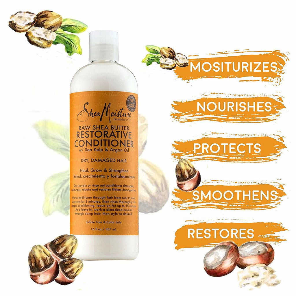 Shea Moisture Raw Shea Butter Restorative Conditioner - Family Size 16 Fl Oz,SheaMoisture,OxKom