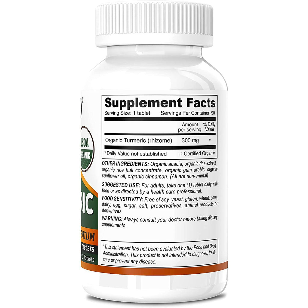 Deva Vegan Turmeric - Organic 90 Tabs,DEVA VEGAN VITAMINS,OxKom