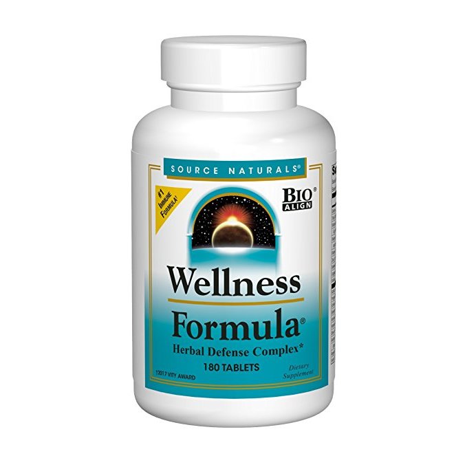 Source Naturals Wellness Formula, 180 tabs,Source Naturals,OxKom