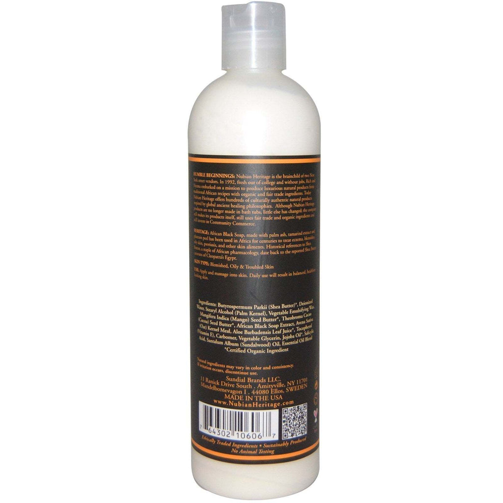 Nubian Heritage Lotion - African Black Soap - 13 oz,NUBIAN HERITAGE,OxKom