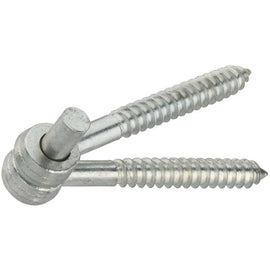 National Hardware  5 in. L Zinc-Plated  Silver  Steel  Eye Hinge,National Mfg Sales Co,OxKom