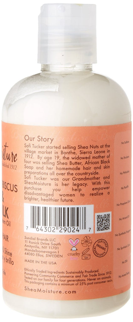 Shea Moisture Coconut & Hibiscus Curl & Style Milk 8 Fl Oz