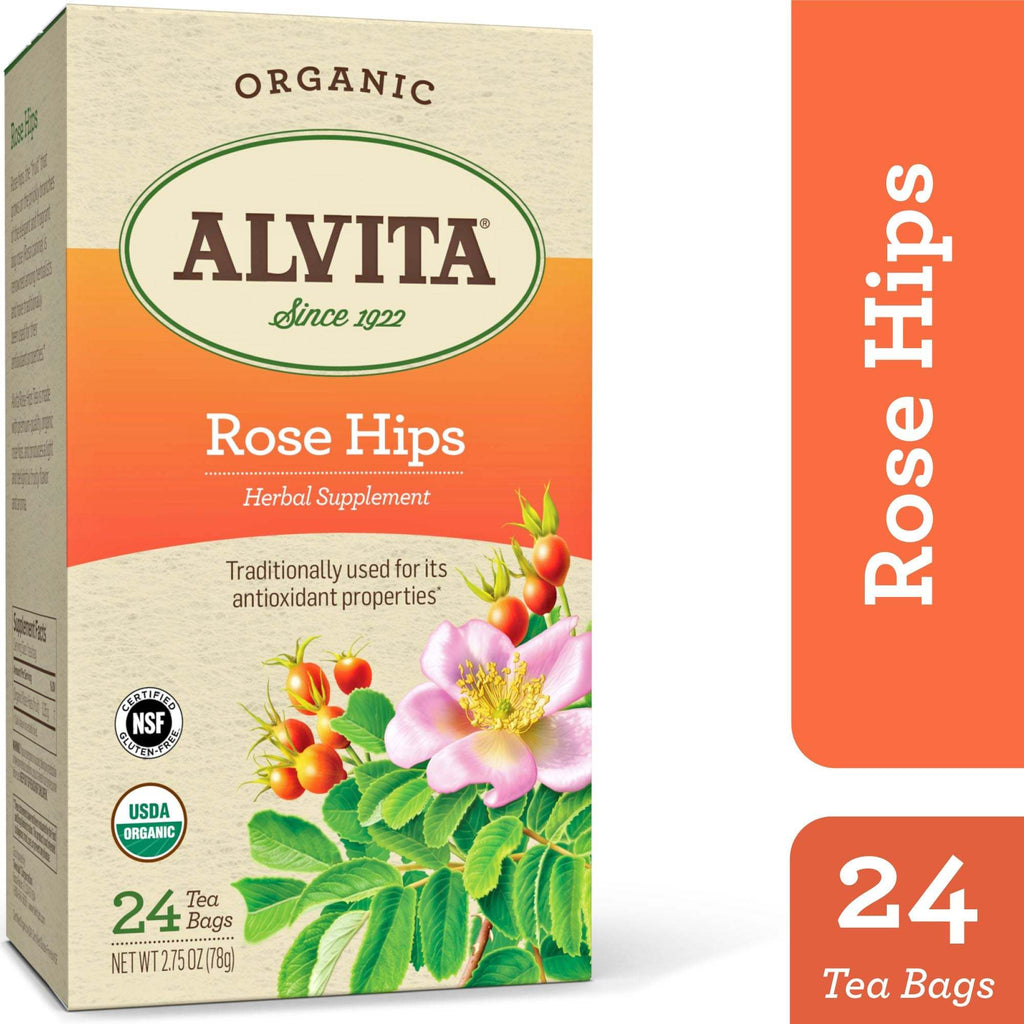 Alvita Tea - Organic - Rose Hips Herbal - 24 Tea Bags,ALVITA,OxKom