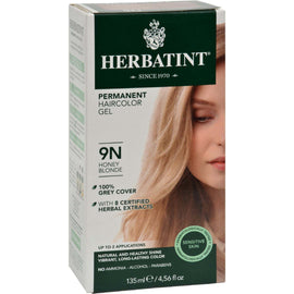 Herbatint Permanent Herbal Haircolour Gel 9N Honey Blonde - 135 ml,HERBATINT,OxKom