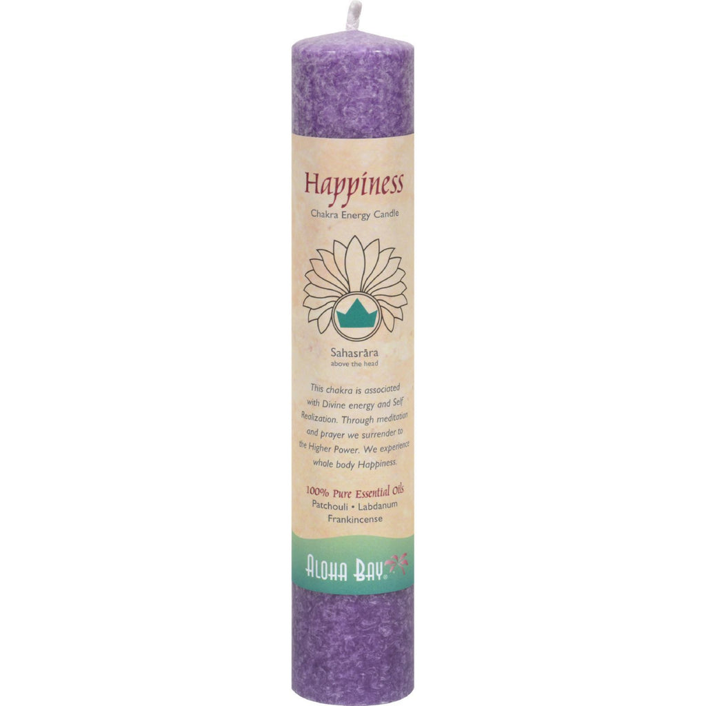 Aloha Bay Chakra Energy Candle -Sahasrara - 8",ALOHA BAY,OxKom