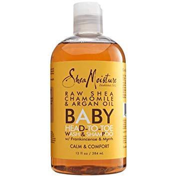 amomile and Argan Oil Baby Head to Toe Wash Shampoo and Healing Lotion,SheaMoisture,OxKom