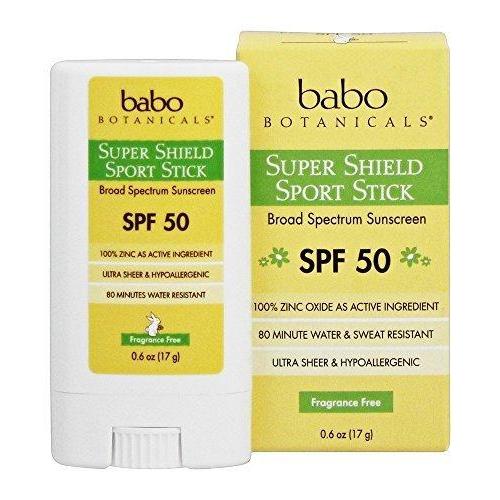 BABO BOTANICALS, SPR SHIELD,SPRT STK,SPF50 .6 FZ,BABO BOTANICALS,OxKom