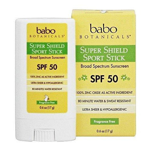 BABO BOTANICALS, SPR SHIELD,SPRT STK,SPF50 .6 FZ,BABO BOTANICALS,OxKom