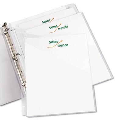 Binder Pockets, 8-1/2 x 11, Clear,AVERY,OxKom
