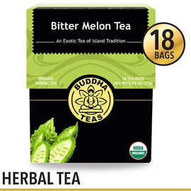 BUDDHA TEAS, TEA,OG1,BITTER MELON 18 CT,BUDDHA TEAS,OxKom