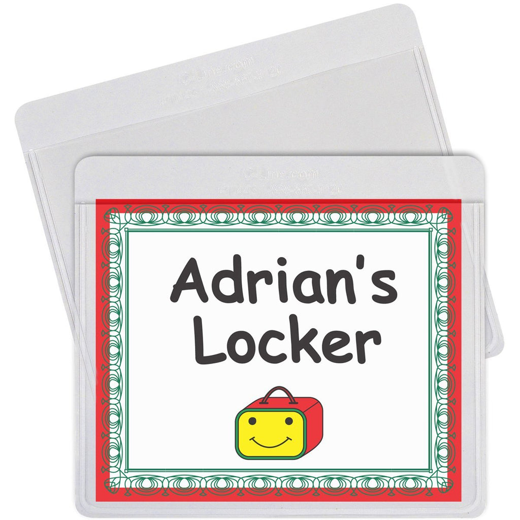 C-Line Self-Adhesive Labeling Pockets, 5,CLINIQUE,OxKom