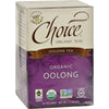 Choice Organic Teas Oolong Tea - 16 Tea Bags -,CHOICE ORGANIC TEAS,OxKom