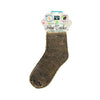 Earth Therapeutics Socks Infused Socks- Brown - Pair,EARTH THERAPEUTICS,OxKom