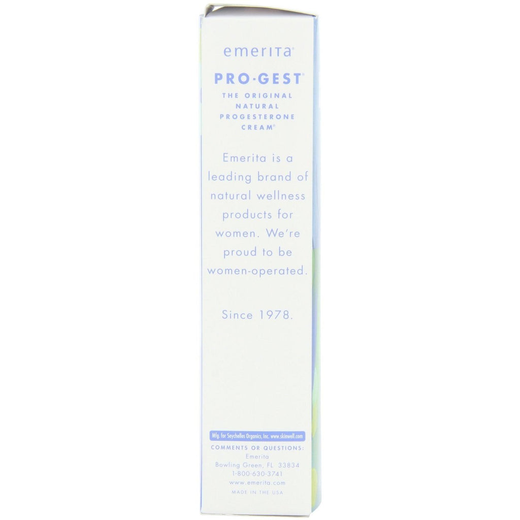 Emerita Pro-Gest Cream - 4 Oz,EMERITA,OxKom