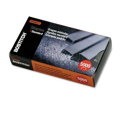 Full Strip Standard Chisel Point Staples, 1/4 Inch Leg Length, 5,000/Box,STANLEY BOSTITCH,OxKom