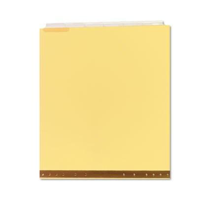 Gold Line Data Binder Insertable Tab Index, 6-Tab, 9-1/2 x 11, Buff,AVERY,OxKom