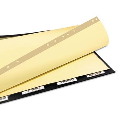 Gold Line Data Binder Insertable Tab Index, 6-Tab, 9-1/2 x 11, Buff,AVERY,OxKom