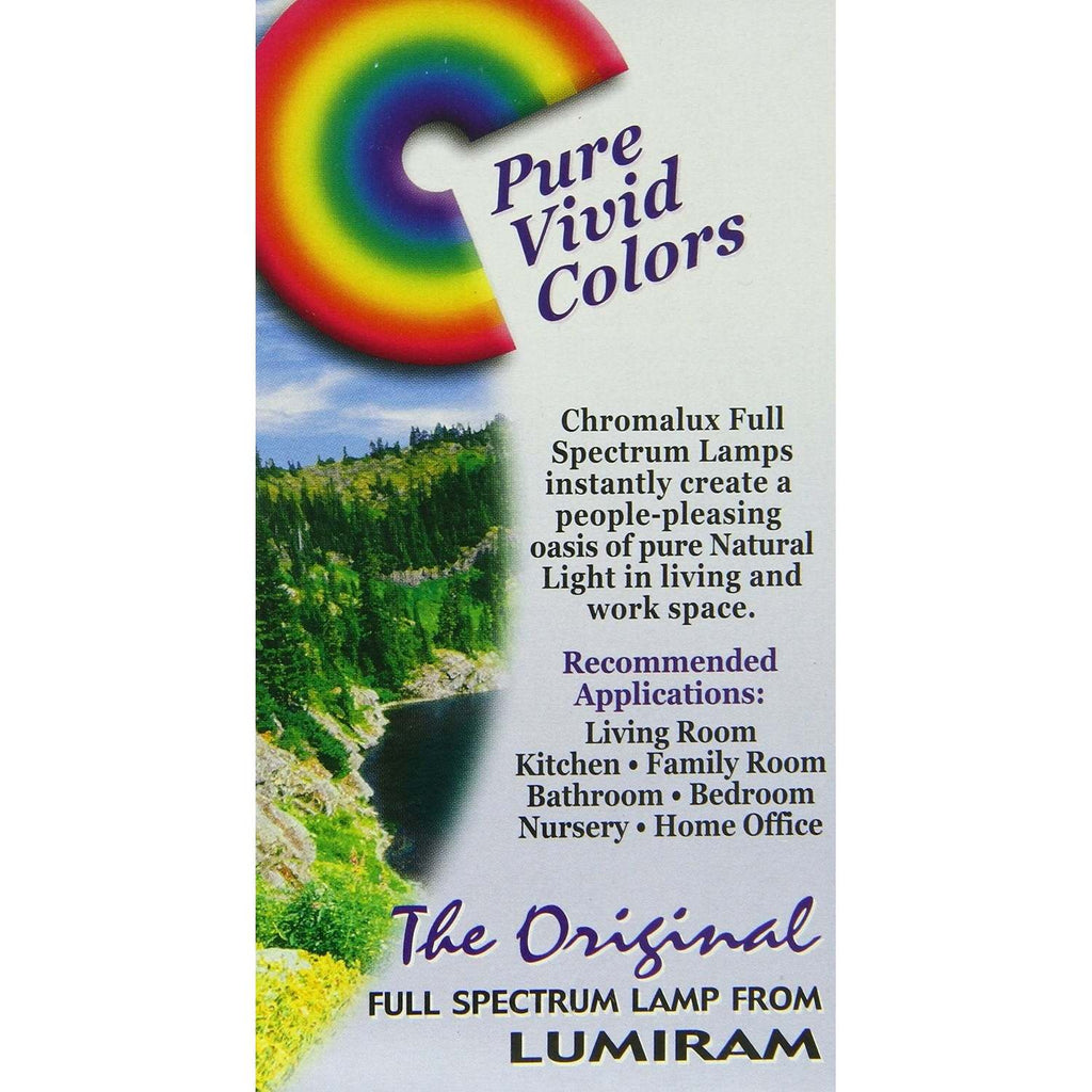 Chromalux Standard Clear 3 Way Light Bulb,CHROMALUX,OxKom