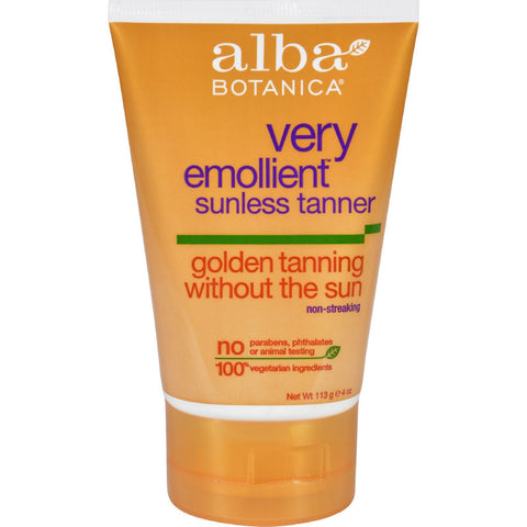 Alba Botanica Very Emollient Sunless Golden Tanning Natural Formula - 4 Oz,Alba Botanico,OxKom