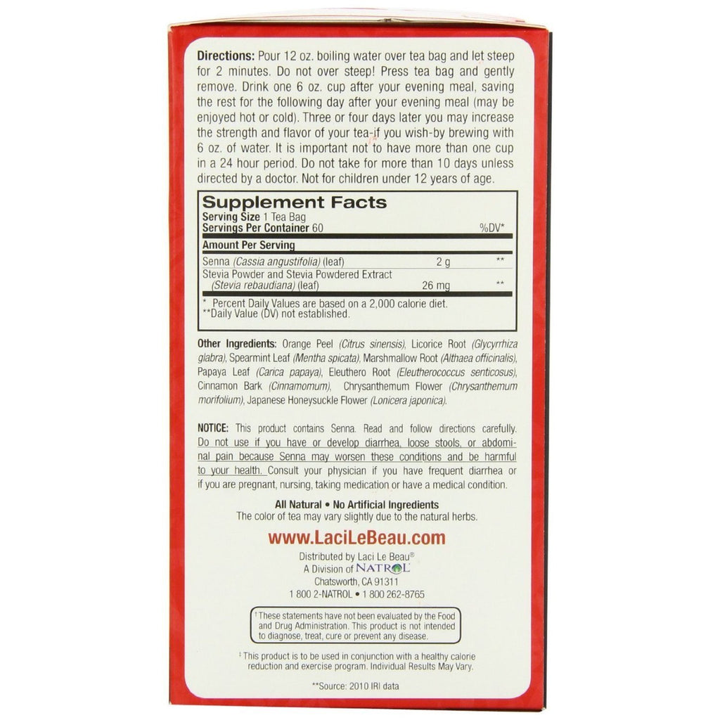 Natrol LLB SDT Natural Botanicals-60ct  All Natural Botanicals,LACI LE BEAU,OxKom