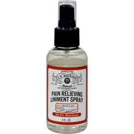 J.R. Watkins Natural Pain Relieving Liniment Spray - 4.0 Oz,J R WATKINS,OxKom