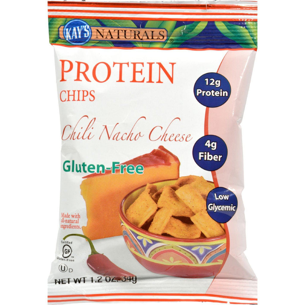 Kay's Naturals Better Balance Protein Chips Chili Nacho Cheese - 1.2 oz -,KAY'S NATURALS,OxKom