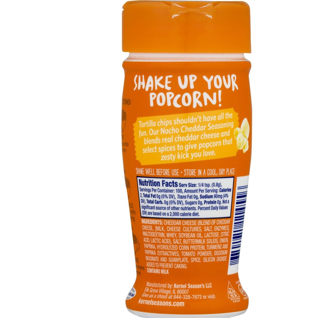 Kernel Seasons Popcorn Seasoning - Nacho Cheddar -  - 2.85 oz.,KERNEL SEASONS,OxKom